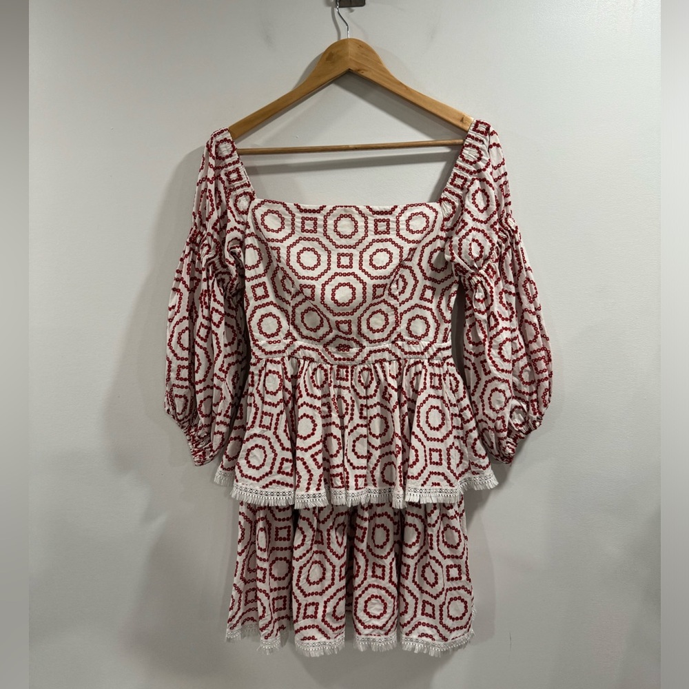 Alexis Women Rezah Eyelet Cotton Dress Size XS
